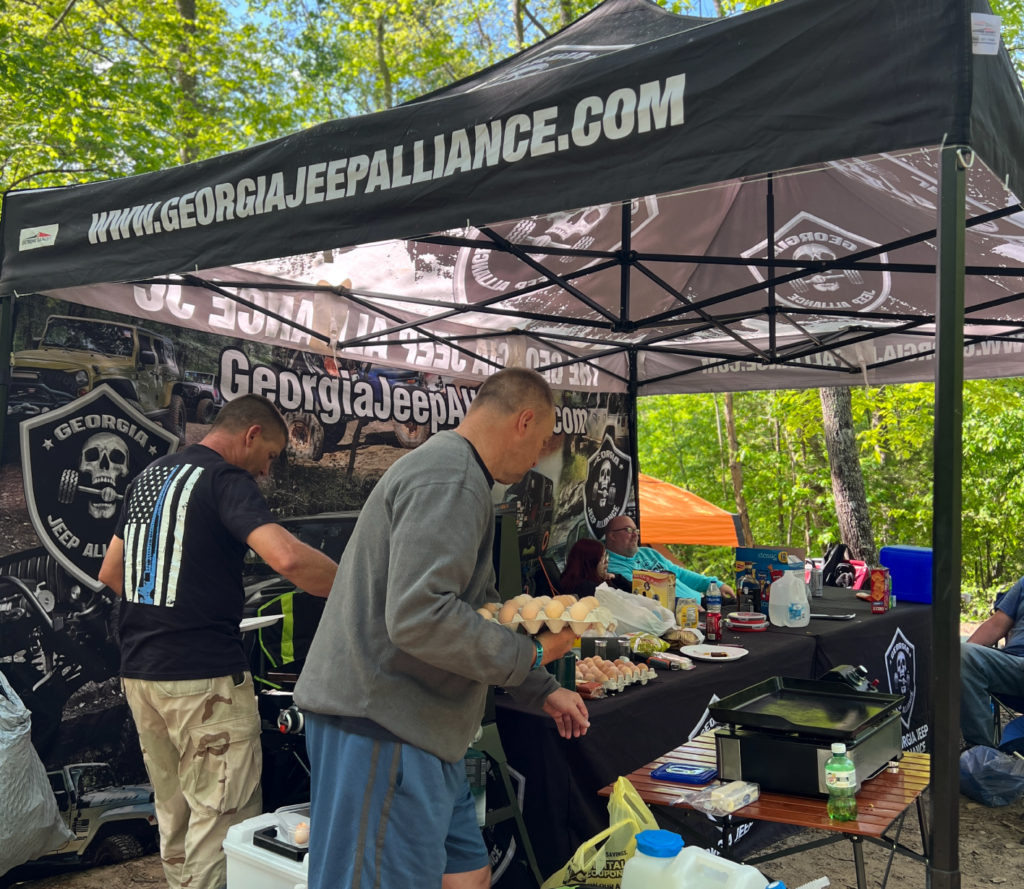 Gulches ORV camping Georgia Jeep Alliance