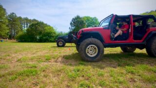 Nothing says Jeep competition quite like a 4 Lo drag race. 🏁🔥
The rules were simple…
✔ Put it in 4 Low
✔ Line up
✔ Send it
No prep. No excuses. Just torque, traction, and bragging rights between Jeep clubs battling it out at Morris Mountain. 🤘
Who do you think would take the win in this round? Find out Thursday at 6:30pm on Road Rash Off Road YouTube 👀