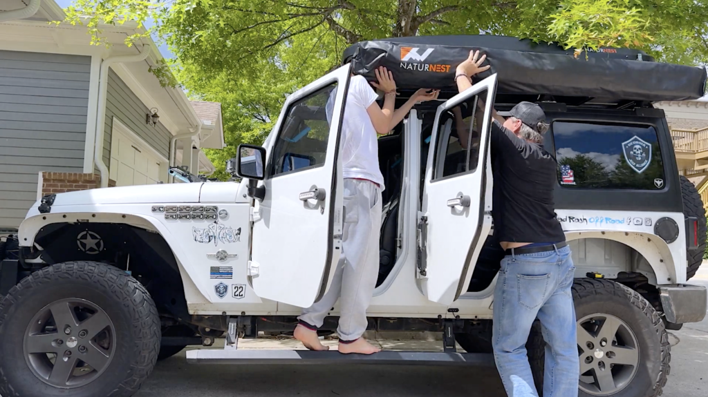 installing jeep awning