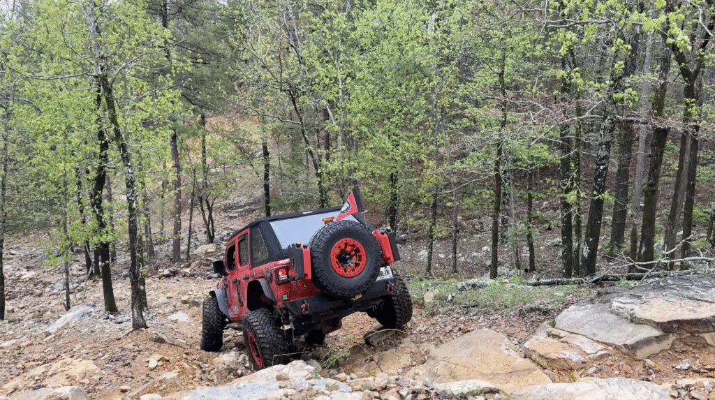 jeep rock crawling