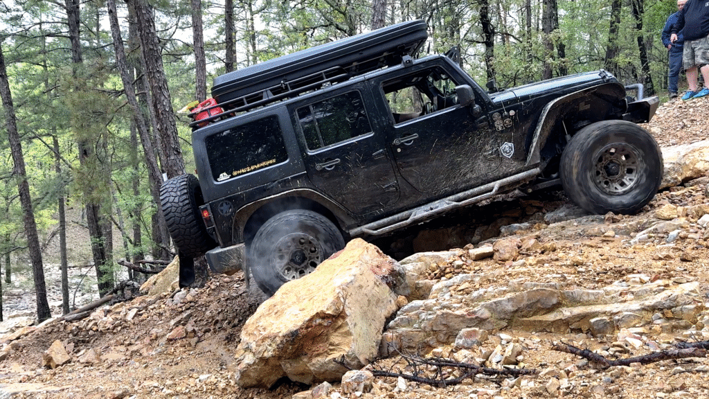 jeep wrangler off roading