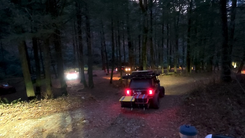 overlanding georgia traverse dispersed camping