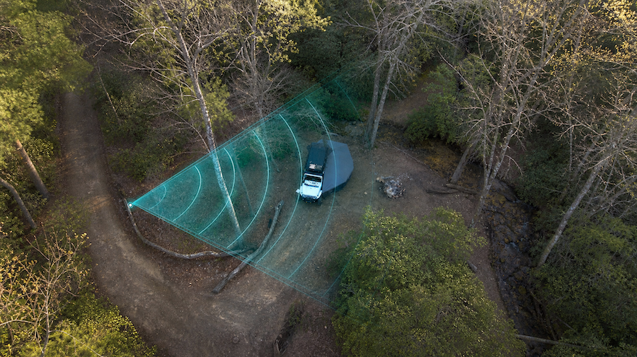 campsite radar security