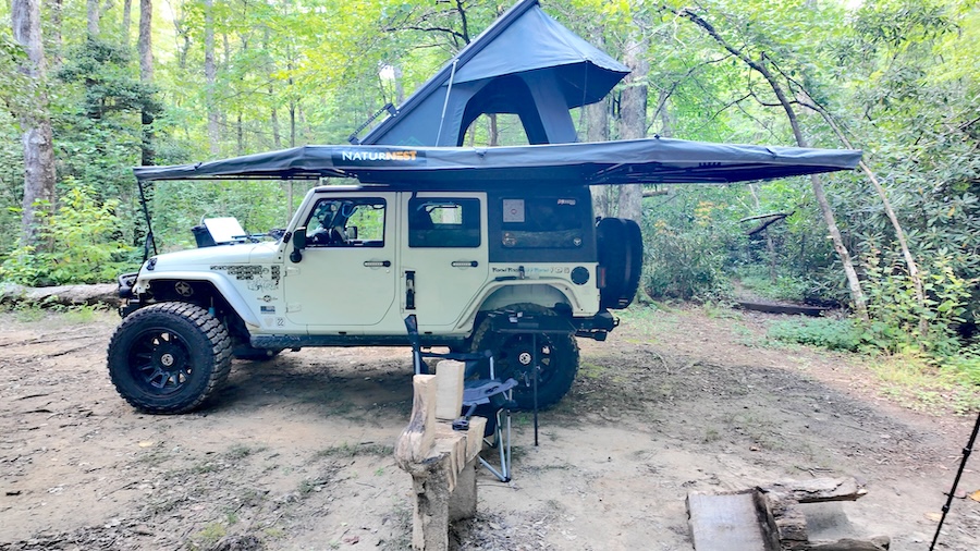 overlanding campsite